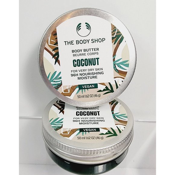 The Body Shop Other - 2 The Body Shop COCONUT Body Butter 1.69 fl oz Travel Size NEW